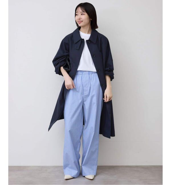 SLOBE IENA「《WEB限定/追加》ドルマンスリーブコート」|ステンカラーコート|