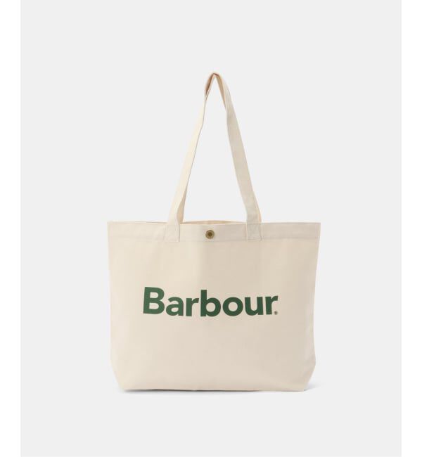 SLOBE IENA「Barbour/バブアー logo tote bag UBA0733」|トートバッグ|ナチュラル