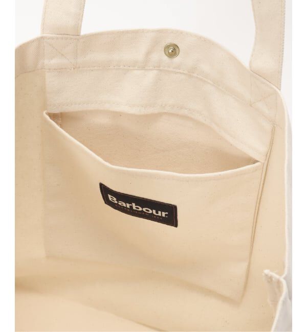 SLOBE IENA「Barbour/バブアー logo tote bag UBA0733」|トートバッグ|