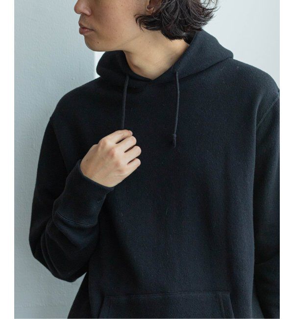 EDIFICE「【LOOPWHEELER for LOWERCASE】ツリアミウールルーズフーディー」|パーカー|