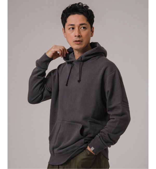 EDIFICE「WEB限定 LOOPWHEELER for LOWERCASE ライトツリウラケ ルーズフィット フーディー」|パーカー|