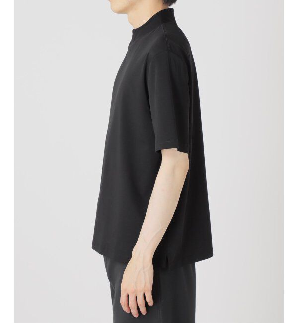 EDIFICE「nomiamo (ノミアモ) 別注 スヴィンコットン モックネック ワイドTシャツ」|Tシャツ・カットソー|