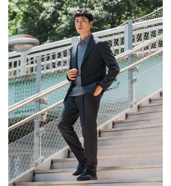 EDIFICE「"高通気＆吸水速乾" BREEZE COOL AKIHA スラックス【セットアップ着用可】」|スラックス|