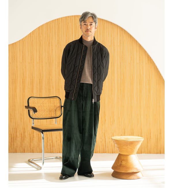 EDIFICE「E.WLTAS キルトジャケット」|ミリタリージャケット|