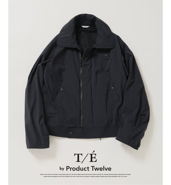 EDIFICE「T/E （ティーイー）フレンチ パイロット ジャケット」|ミリタリージャケット|ブラック