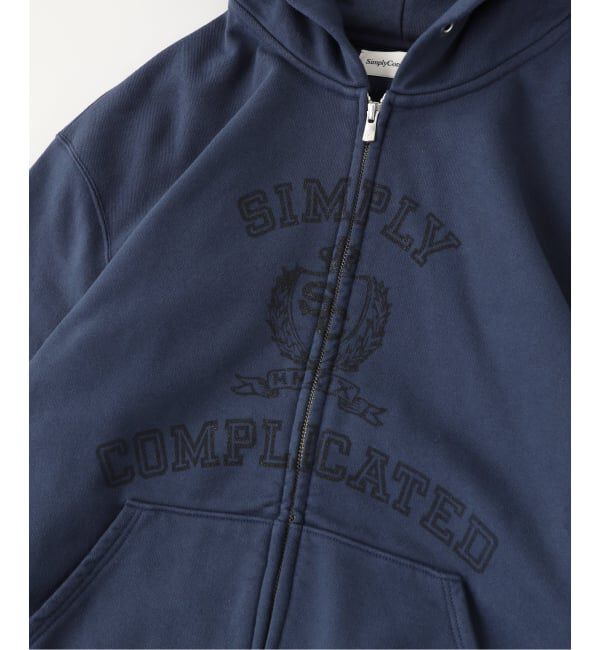 PULP「SimplyComplicated/シンプリーコンプリケイテッド COLLEGE ZIP HOODIE」|パーカー|