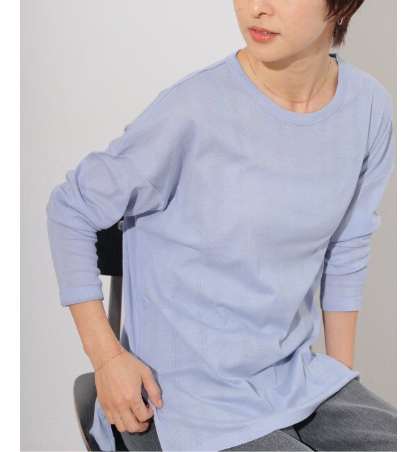JOURNAL STANDARD relume「《追加》別注【MILLER/ミラー】Light Prib L/S：カットソー」|Tシャツ・カットソー|サックスブルー