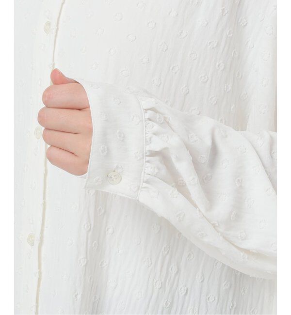 JOURNAL STANDARD relume「《追加》ドットジャガードブラウス」|シャツ・ブラウス|