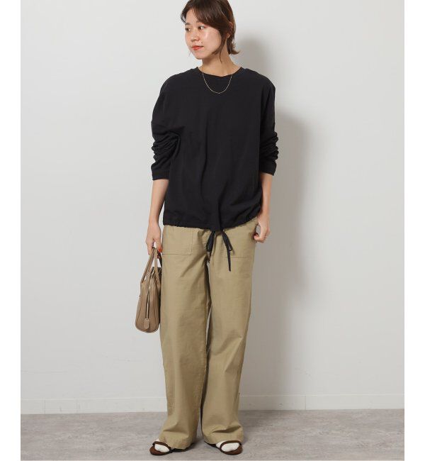 JOURNAL STANDARD relume「《追加》ギャザーヘムロングスリーブ」|Tシャツ・カットソー|