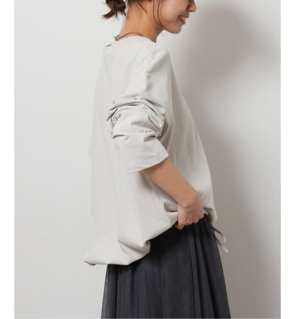 JOURNAL STANDARD relume「《追加》ギャザーヘムロングスリーブ」|Tシャツ・カットソー|