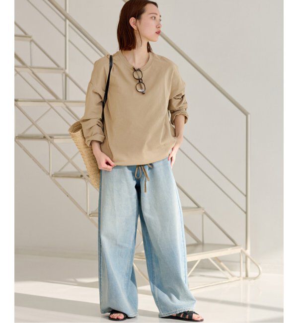 JOURNAL STANDARD relume「《追加》ギャザーヘムロングスリーブ」|Tシャツ・カットソー|