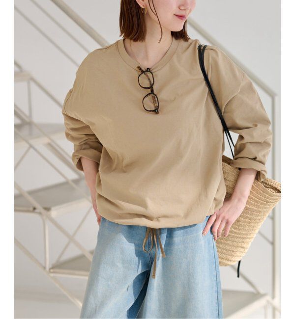 JOURNAL STANDARD relume「《追加》ギャザーヘムロングスリーブ」|Tシャツ・カットソー|