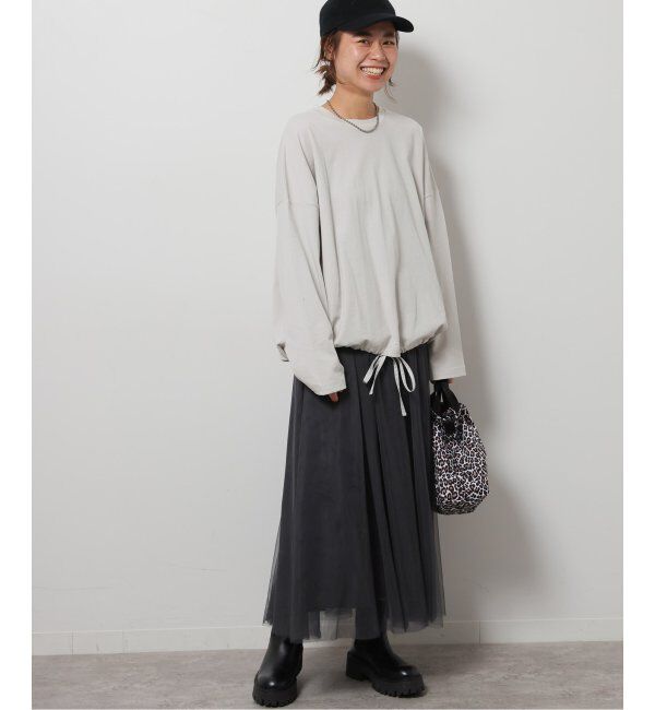 JOURNAL STANDARD relume「《追加》ギャザーヘムロングスリーブ」|Tシャツ・カットソー|