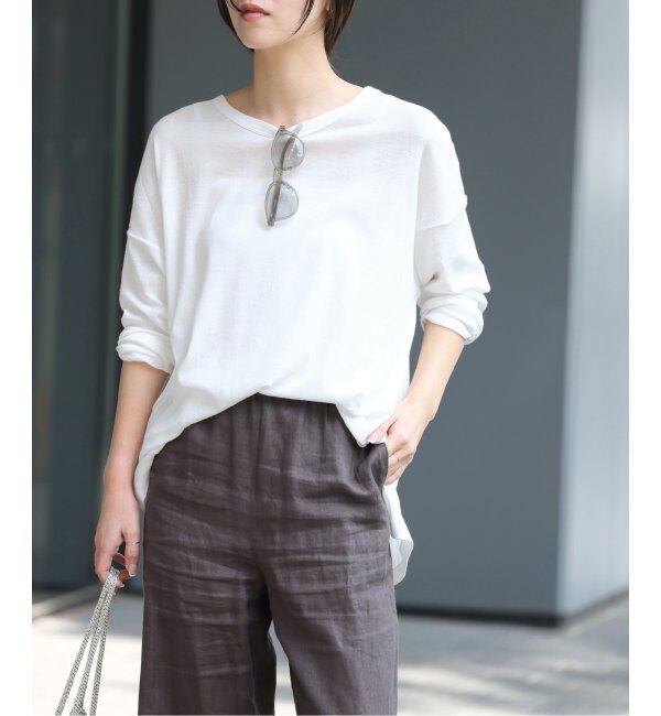 JOURNAL STANDARD relume「《追加2》別注【MILLER/ミラー】Light Prib L/S：カットソー」|Tシャツ・カットソー|ホワイト