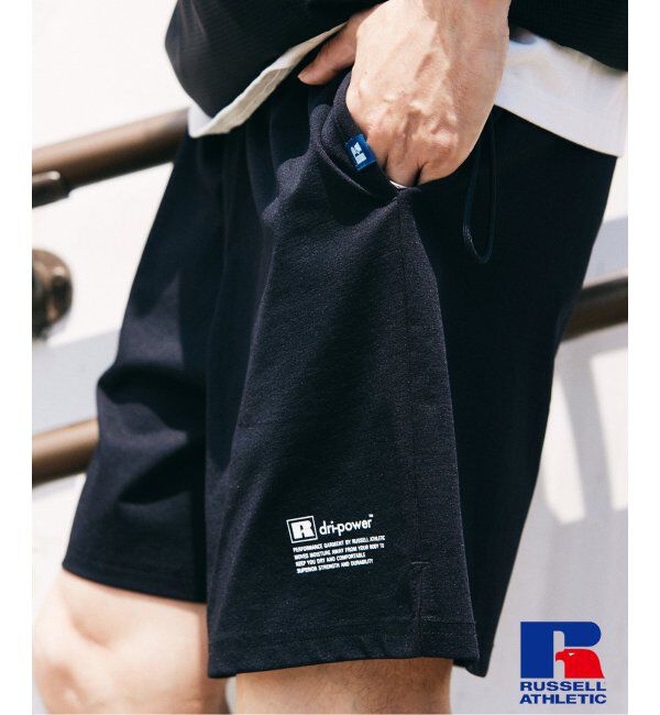 JOURNAL STANDARD relume「吸水速乾 RUSSELL ATHLETIC 別注 DRI-POWER(R) ショーツ」|その他|ブラック
