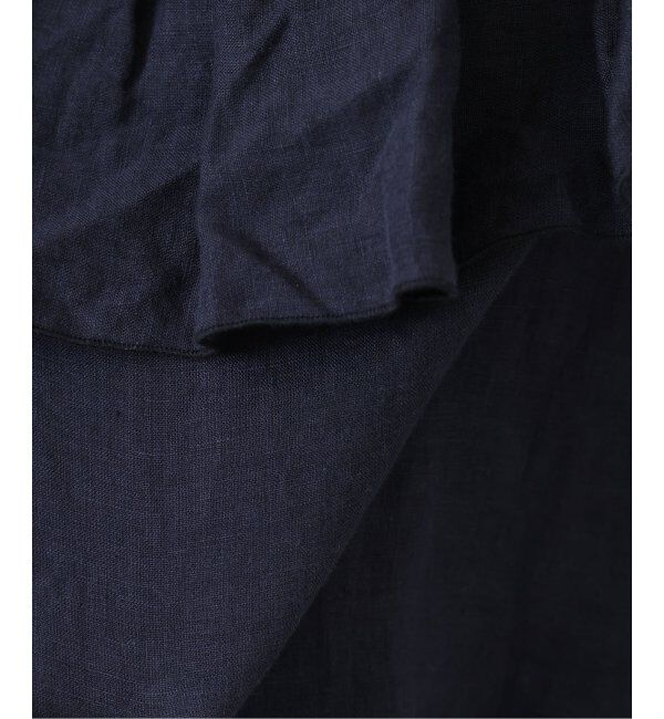journal standard luxe「フレンチリネンキャンバス フリルプルブラウス」|シャツ・ブラウス|