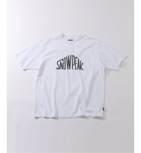 JOURNAL STANDARD relume「SNOWPEAK / スノーピーク 別注 &rdquo;トラペゾイド&rdquo; ロゴTシャツ」|Tシャツ・カットソー|