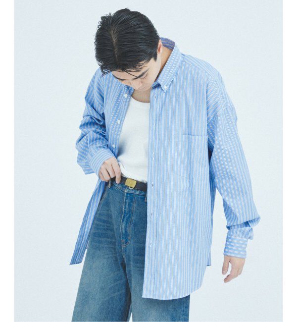 JOURNAL STANDARD「THOMAS MASON / トーマスメイソン ファット シルエット ボタンダウン シャツ」|シャツ・ブラウス|