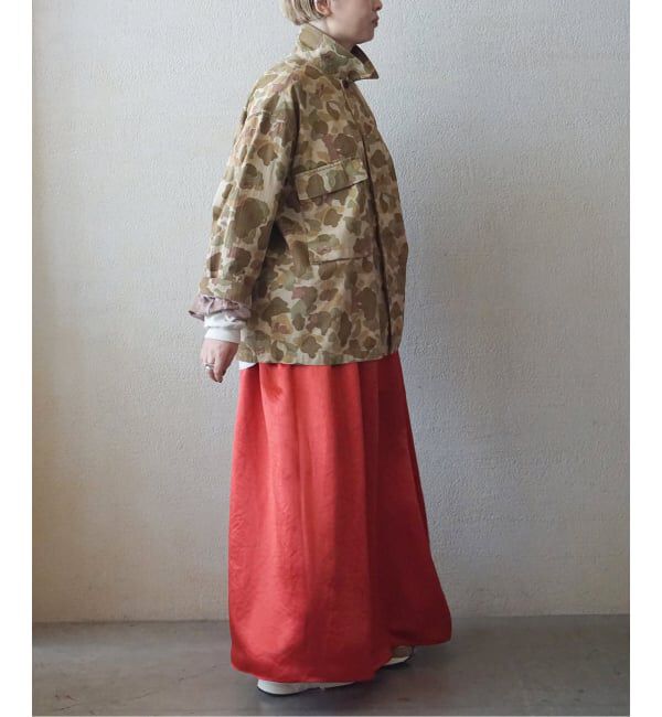 journal standard luxe「ヴィンテージサテン ギャザースカート」|スカート|