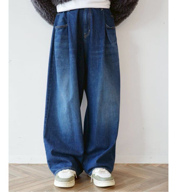 journal standard luxe「《追加 3》10OZデニム コラパンツ」|デニム|ネイビー B