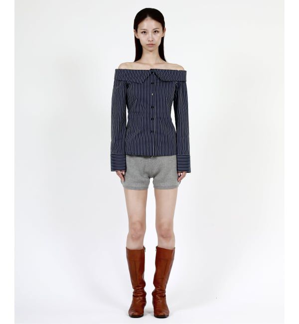 Oriens JOURNAL STANDARD「オフショルダーシャツ」|シャツ・ブラウス|