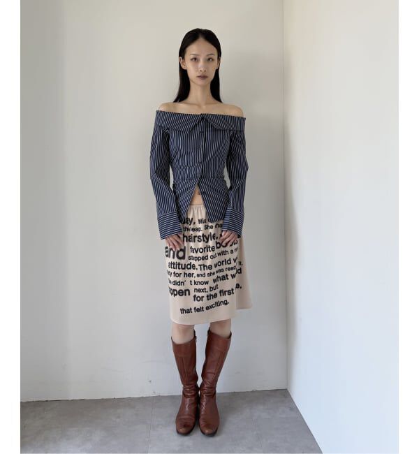 Oriens JOURNAL STANDARD「オフショルダーシャツ」|シャツ・ブラウス|