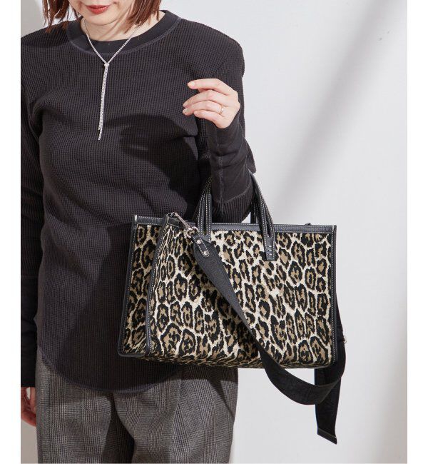 journal standard L'essage「《別注》【A VACATION】BREAD-M-L KHAKI LEO：トートバッグ」|トートバッグ|