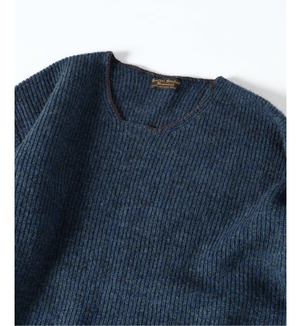 J.S.Homestead「J.S.Homestead / ブランケット ステッチ リブ ニット」|ニット・セーター|