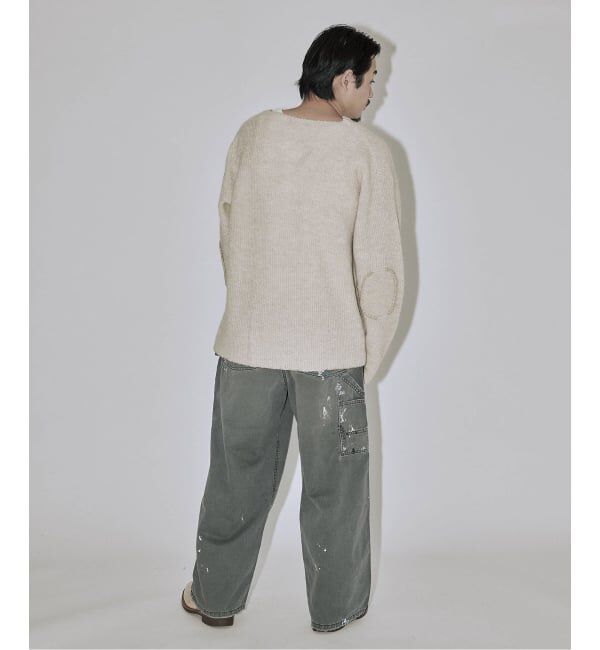 J.S.Homestead「J.S.Homestead / ブランケット ステッチ リブ ニット」|ニット・セーター|