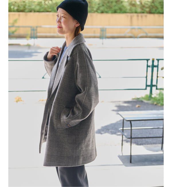 スーパーファインビーバーハーフコート（JOURNAL STANDARD relume