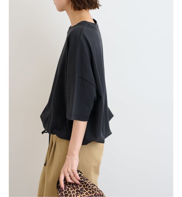 JOURNAL STANDARD relume「《追加5》ギャザーヘムショートスリーブTシャツ」|Tシャツ・カットソー|