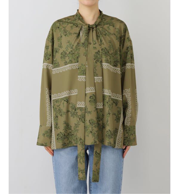 journal standard L'essage「スカーフプリントボウタイブラウス」|シャツ・ブラウス|