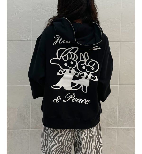 Oriens JOURNAL STANDARD「【Ashley Williams / アシュリー・ウィリアムズ】 BUTTERFLY HOODIE AWAW250127」|パーカー|ブラック