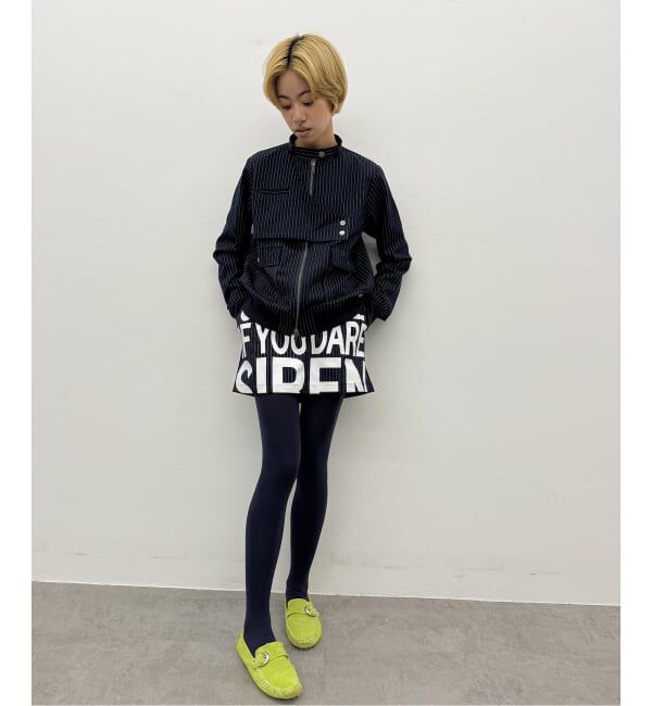 Oriens JOURNAL STANDARD「ストライプロゴミニスカート」|スカート|