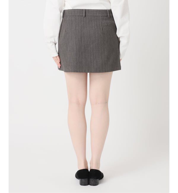 Oriens JOURNAL STANDARD「ストライプロゴミニスカート」|スカート|