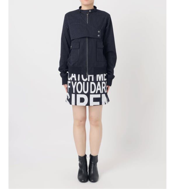 Oriens JOURNAL STANDARD「ストライプロゴミニスカート」|スカート|