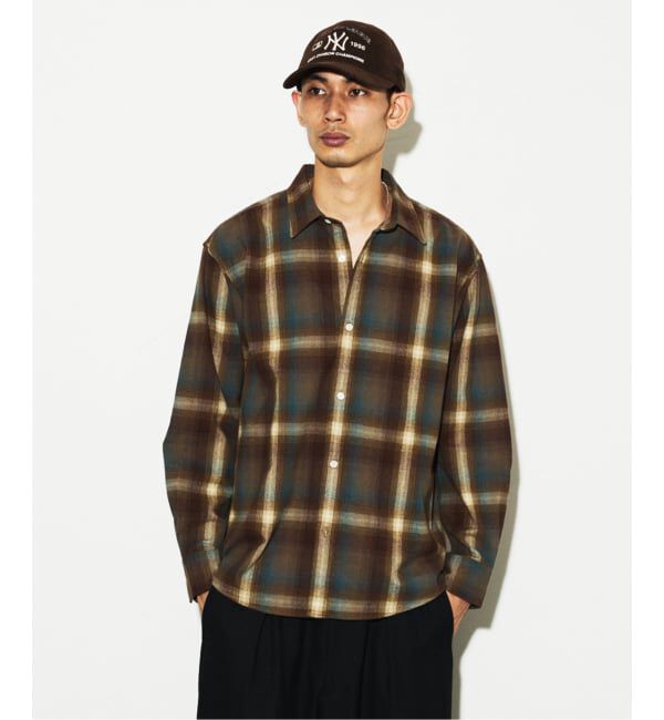 JOURNAL STANDARD「オンブレチェック フランネルシャツ」|シャツ・ブラウス|