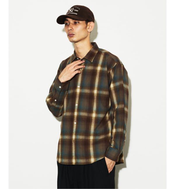 JOURNAL STANDARD「オンブレチェック フランネルシャツ」|シャツ・ブラウス|