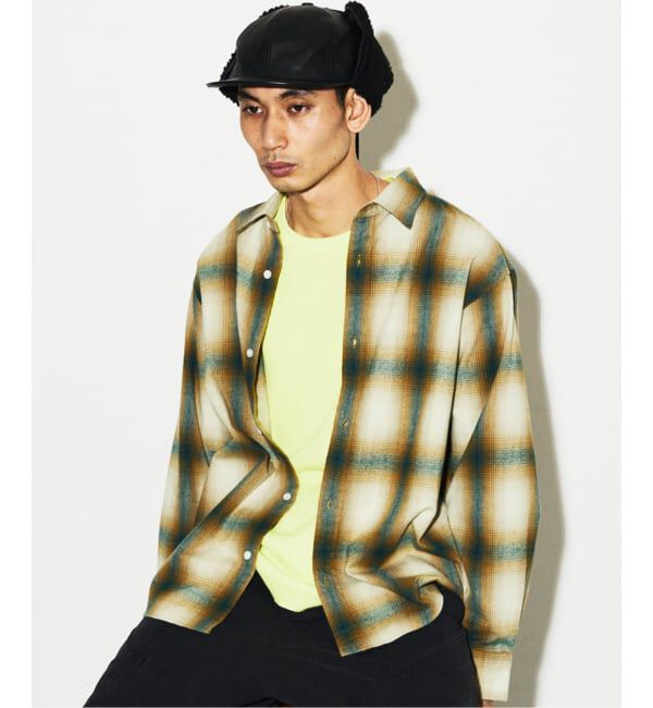 JOURNAL STANDARD「オンブレチェック フランネルシャツ」|シャツ・ブラウス|