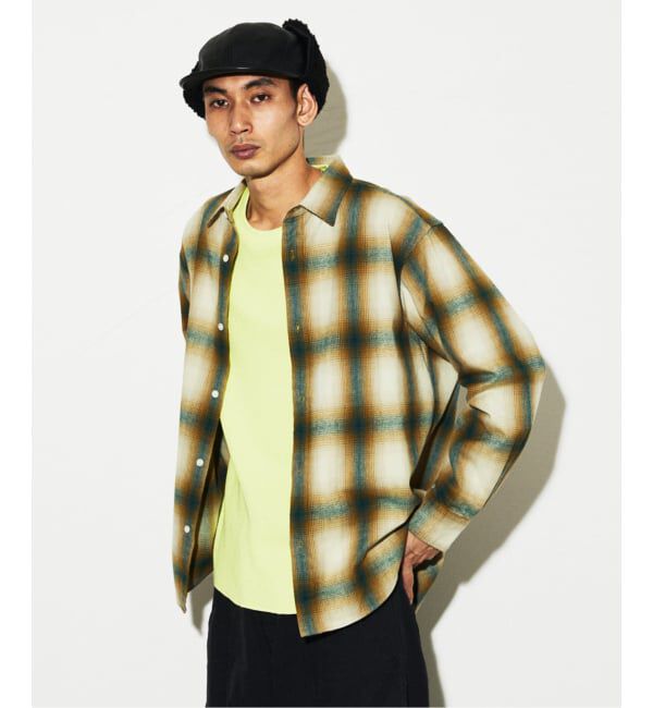 JOURNAL STANDARD「オンブレチェック フランネルシャツ」|シャツ・ブラウス|