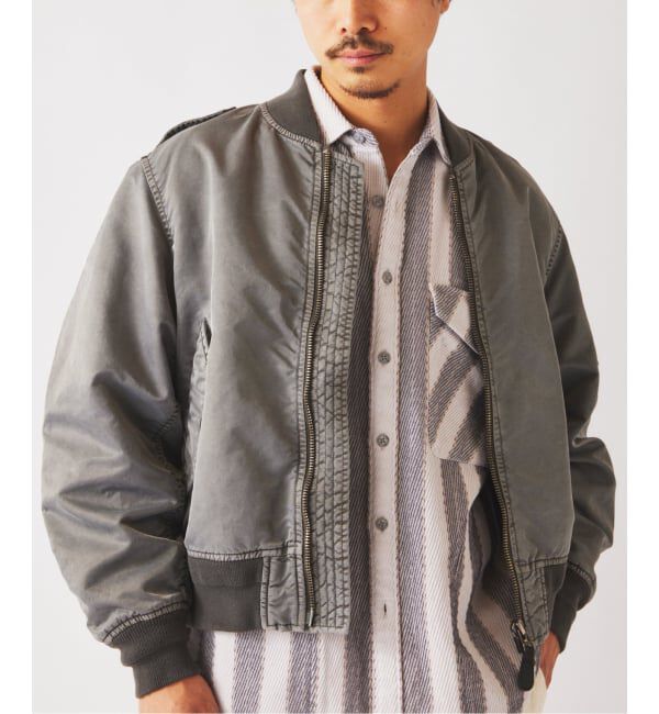 JOURNAL STANDARD relume「ガーメントダイ L-2B フライトジャケット」|ミリタリージャケット|