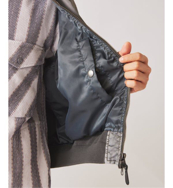 JOURNAL STANDARD relume「ガーメントダイ L-2B フライトジャケット」|ミリタリージャケット|