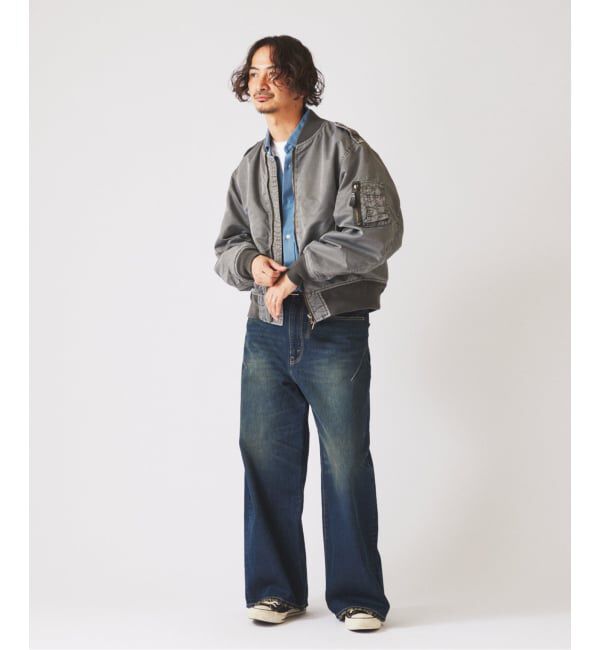 JOURNAL STANDARD relume「ガーメントダイ L-2B フライトジャケット」|ミリタリージャケット|