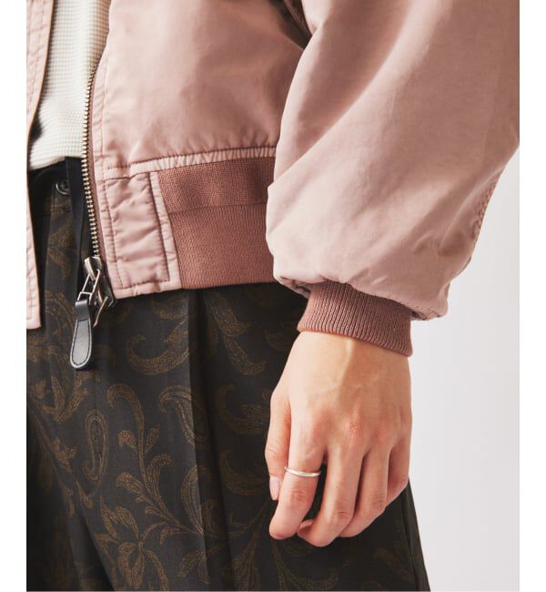 JOURNAL STANDARD relume「ガーメントダイ L-2B フライトジャケット」|ミリタリージャケット|