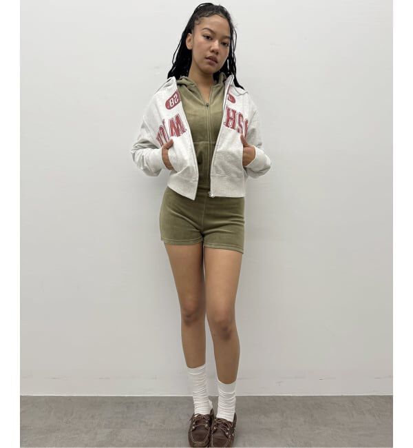 Oriens JOURNAL STANDARD「ベロアフーディーロンパース」|オールインワン|