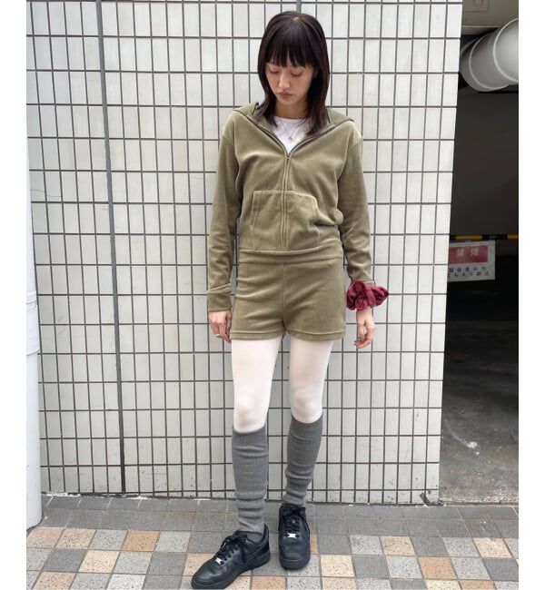 Oriens JOURNAL STANDARD「ベロアフーディーロンパース」|オールインワン|