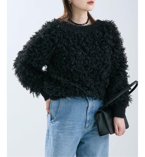 journal standard L'essage「ループ2WAYカーディガン」|カーディガン|ブラック