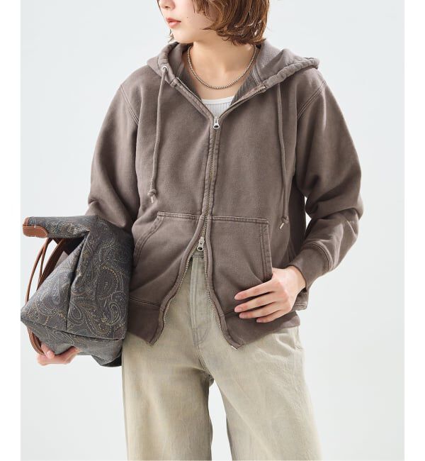 journal standard L'essage「【一部店舗＆WEB限定】ピグメントスウェットパーカー」|パーカー|ブラウン