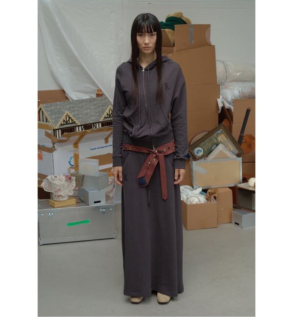 Oriens JOURNAL STANDARD「【OPEN YY / オープンワイワイ】 Knitted SLANT ZIP HOODIE」|パーカー|