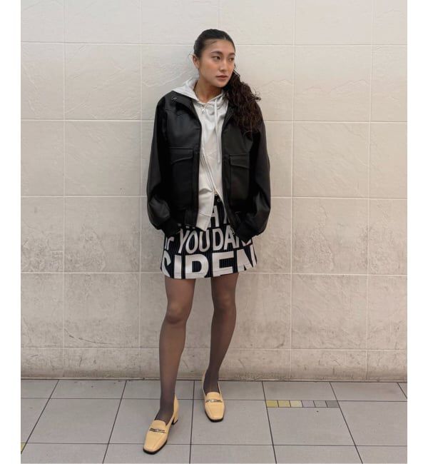 Oriens JOURNAL STANDARD「【OPEN YY / オープンワイワイ】 Knitted SLANT ZIP HOODIE」|パーカー|